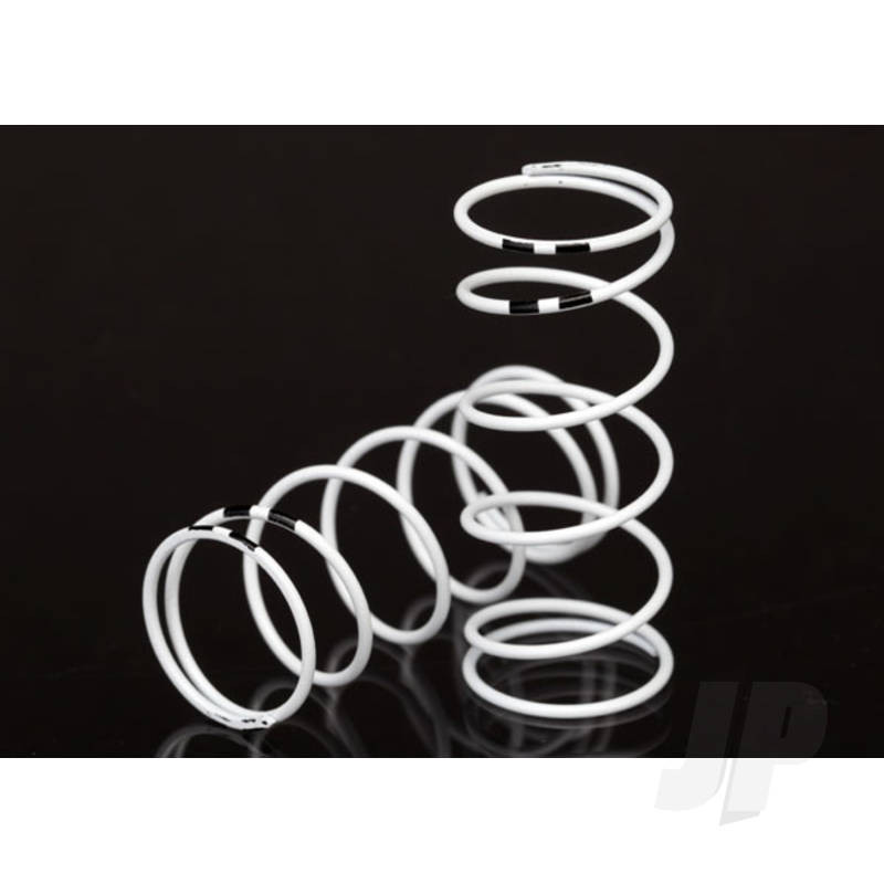 Traxxas Spring, Shock, White (Gtr Long) (0.767 Rate Black) (1 Pair) (TRX7444)