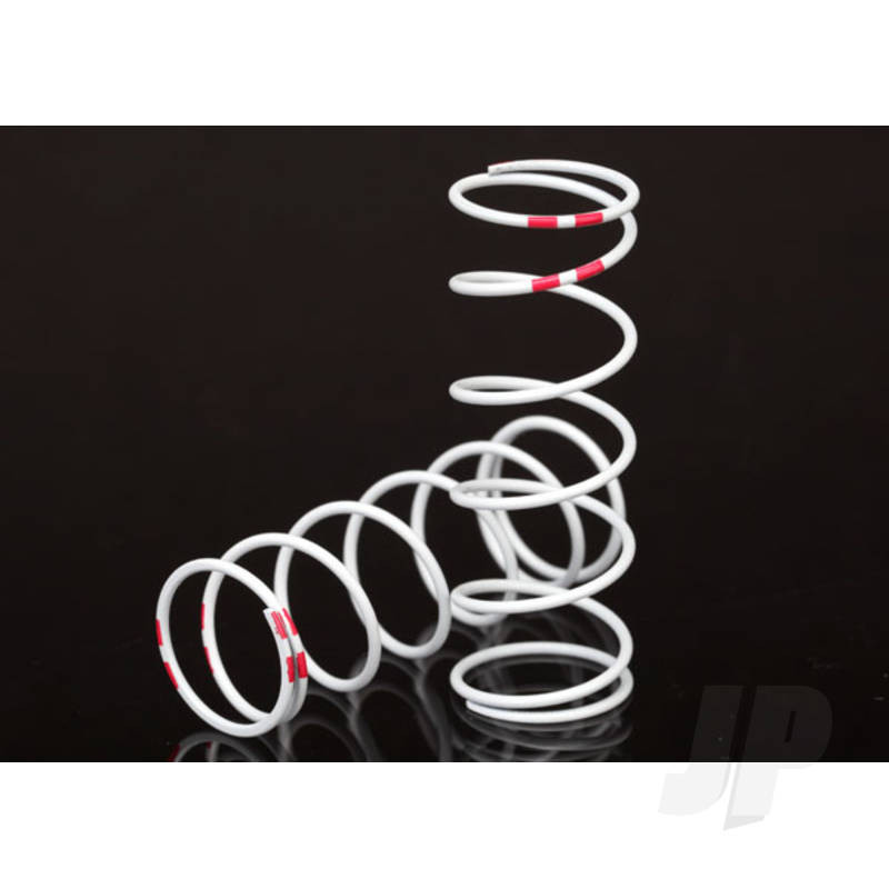 Traxxas Spring, Shock, White (Gtr Xx-Long) (0.884 Rate Pink) (1 Pair) (TRX7447)