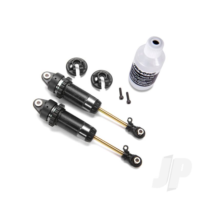 Traxxas Shocks, Gtr Xx-Long Hard-Anodised, Ptfe-Coated Bodies With Tin Shafts (Assembled) (2 Pcs) ( With Out Springs) (TRX7462X)