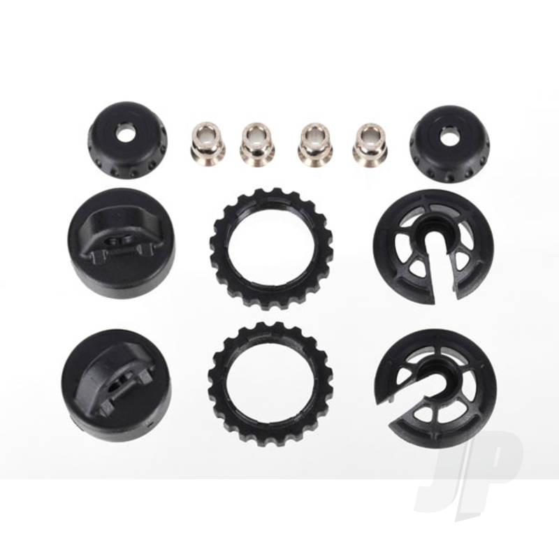 Traxxas Caps And Spring Retainers, Gtr Long / Xx-Long Shock (Upper Cap (2 Pcs) / Hollow Balls (4 Pcs) / Bottom Cap (2 Pcs) / Upper Retainer (2 Pcs) / Lower Retainer (2 Pcs)) (TRX7468)