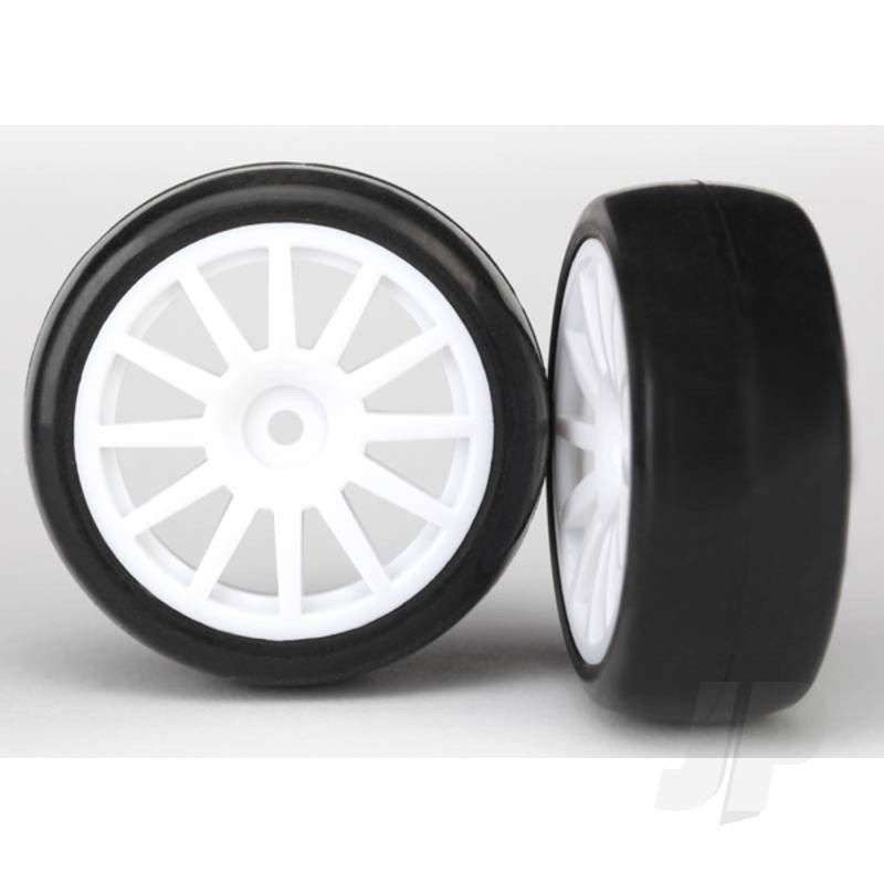 Traxxas Tyres And Wheels, Assembled Glued 12-Spoke (2 Pcs) (TRX7572)