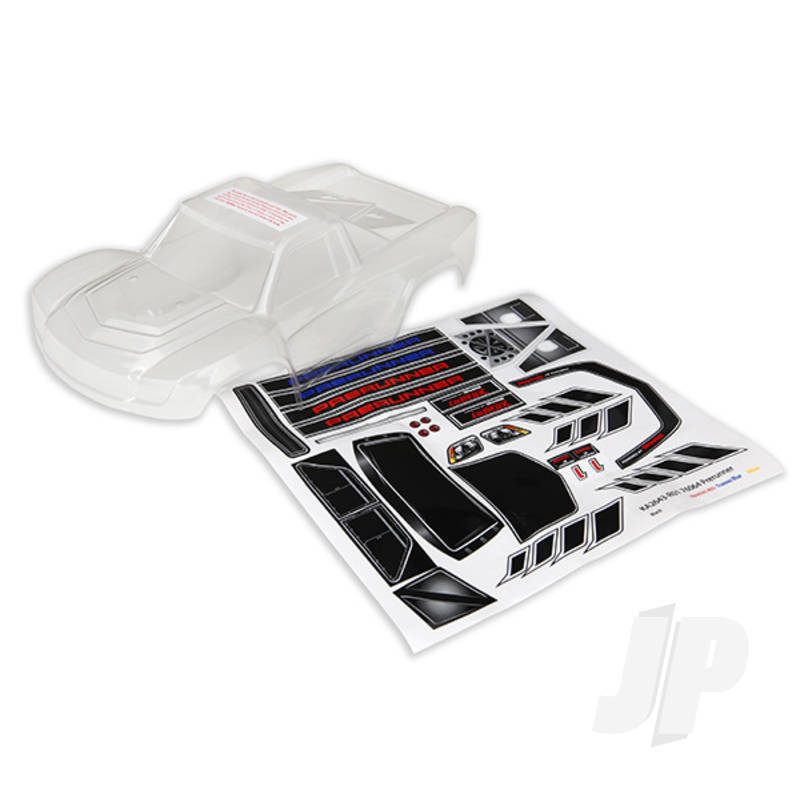 Traxxas Body, Latrax Desert Prerunner (Clear, Requires Painting) / Decals (TRX7616)