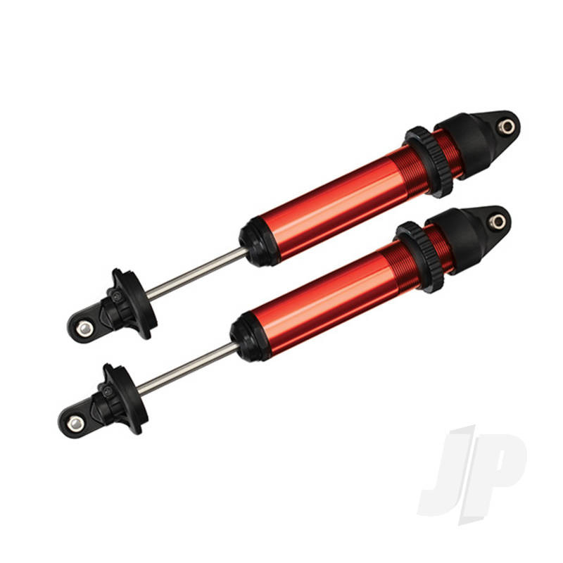 Traxxas Shocks, Gtx, Aluminium (Red-Anodised) (Fully Assembled With Out Springs) (2 Pcs) (TRX7761R)
