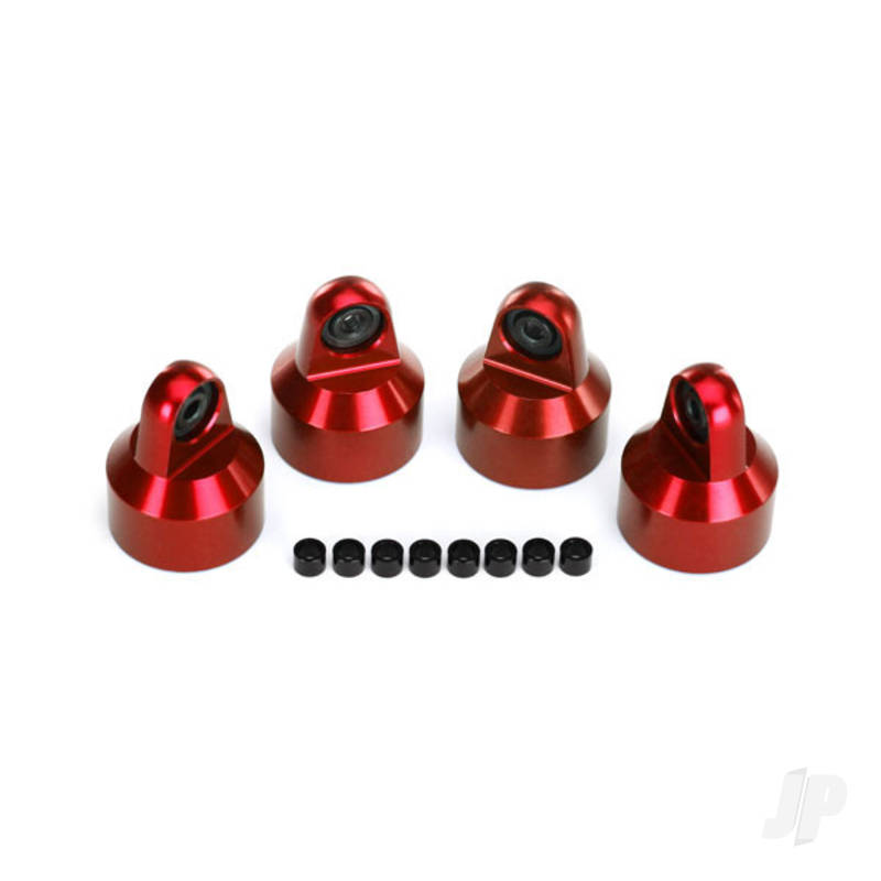 Traxxas Shock Caps Red Anodized (4pcs) (TRX7764R)