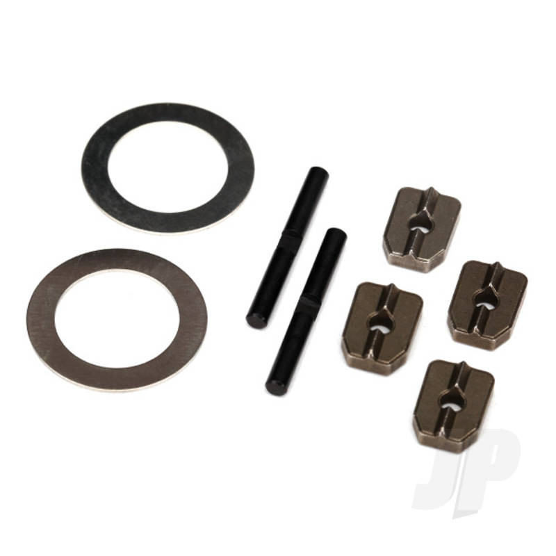 Traxxas Spider Gear Shaft (2 Pcs) / Spacers (4 Pcs) / 16X23.5X.5 Stainless Washer (2 Pcs) (For #7781X Aluminium Differential Carrier) (TRX7783X)