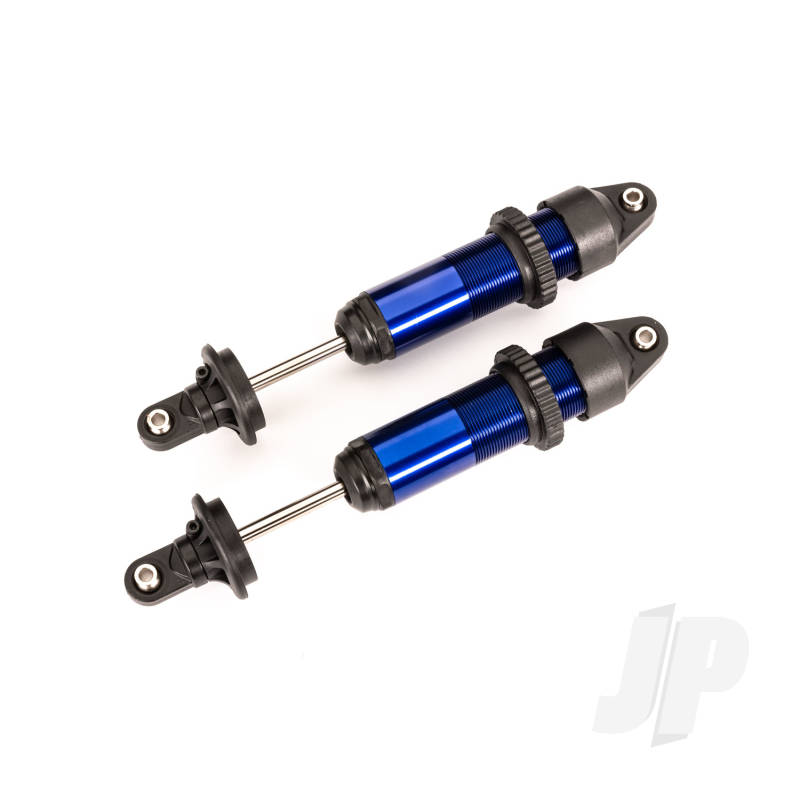 Traxxas Shocks, Gtx, Medium (Aluminium, Blue-Anodised) (Fully Assembled W/O Springs) (2) (TRX7861)
