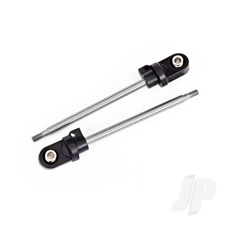 Traxxas Shock Shaft, 92Mm (Gtx) (Steel, Chrome Finish) (2) (Assembled With Rod Ends &amp; Hollow Balls) (TRX7863)