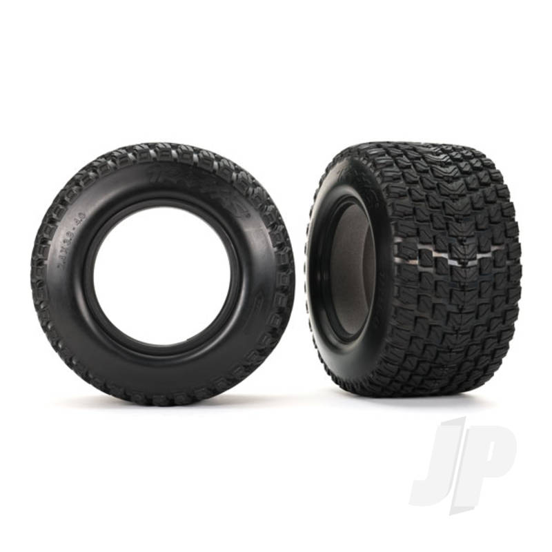 Traxxas Tyres, Gravix (Left &amp; Right)/ Foam Inserts (2) (TRX7873)