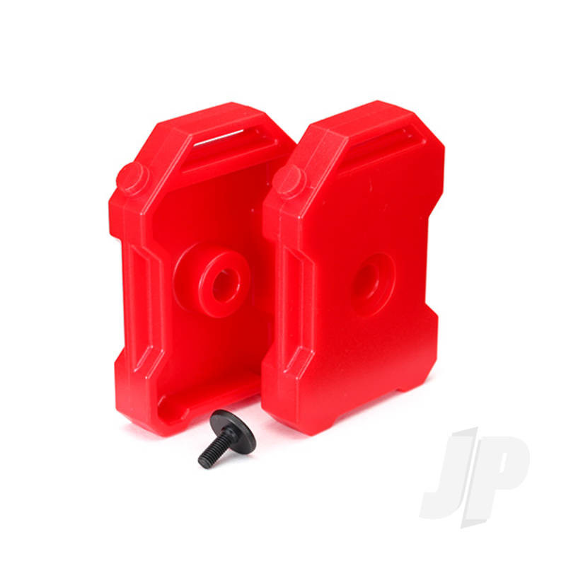 Traxxas Fuel Canisters (Red) (2 Pcs) / 3X8 Fcs (1Pc) (TRX8022)