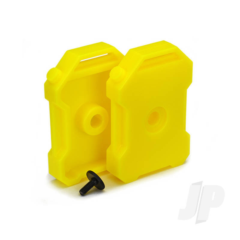 Traxxas Fuel Canisters (Yellow) (2 Pcs) / 3X8 Fcs (1Pc) (TRX8022A)