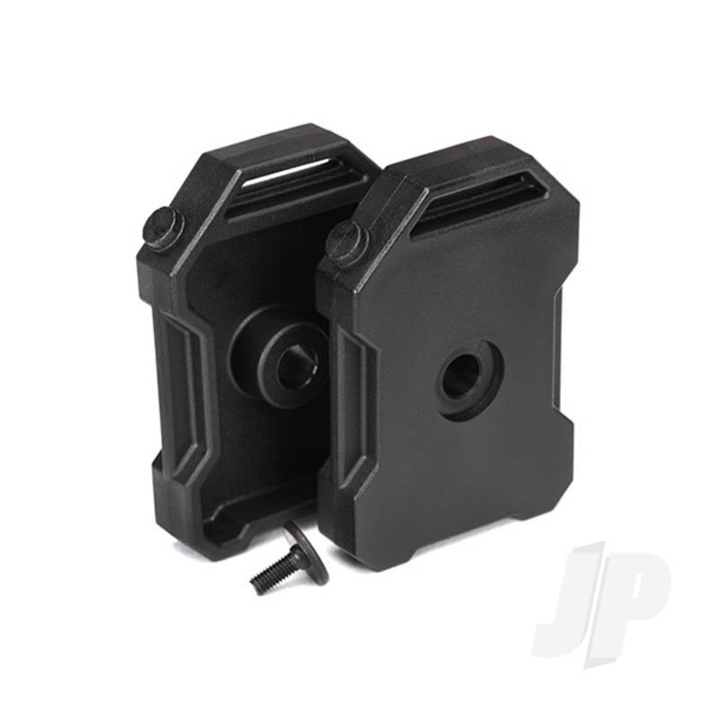 Traxxas Fuel Canisters (Black) (2 Pcs) / 3X8 Fcs (1Pc) (TRX8022T)