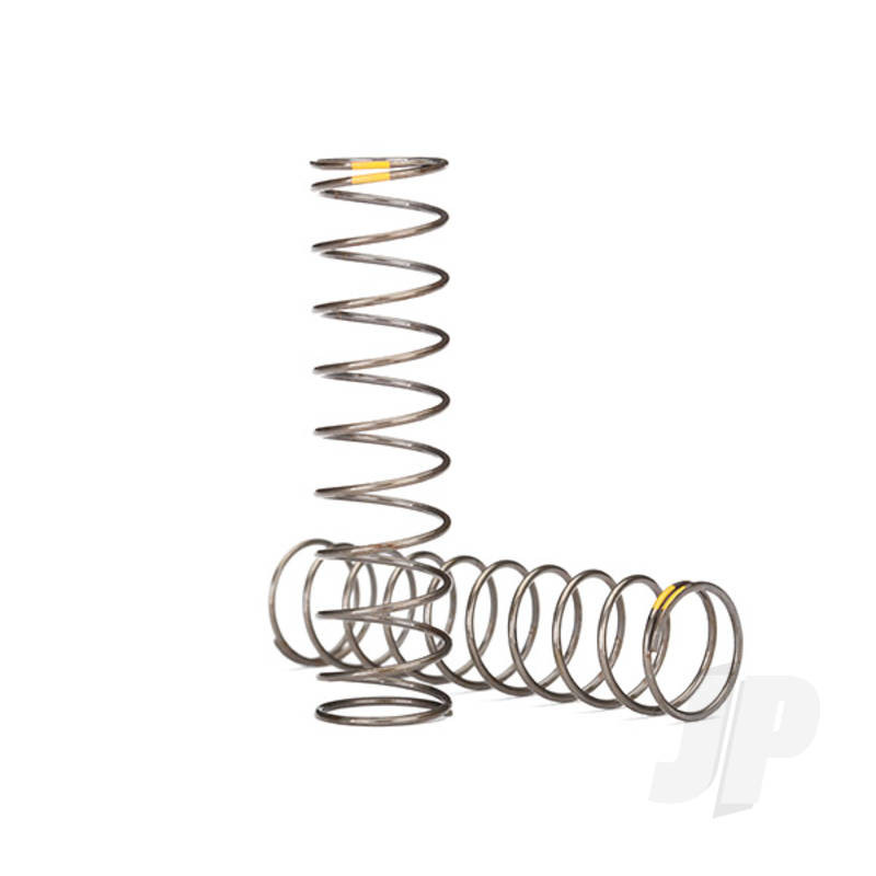 Traxxas Springs, Shock (Natural Finish) (Gts) (0.22 Rate, Yellow Stripe) (2 Pcs) (TRX8042)