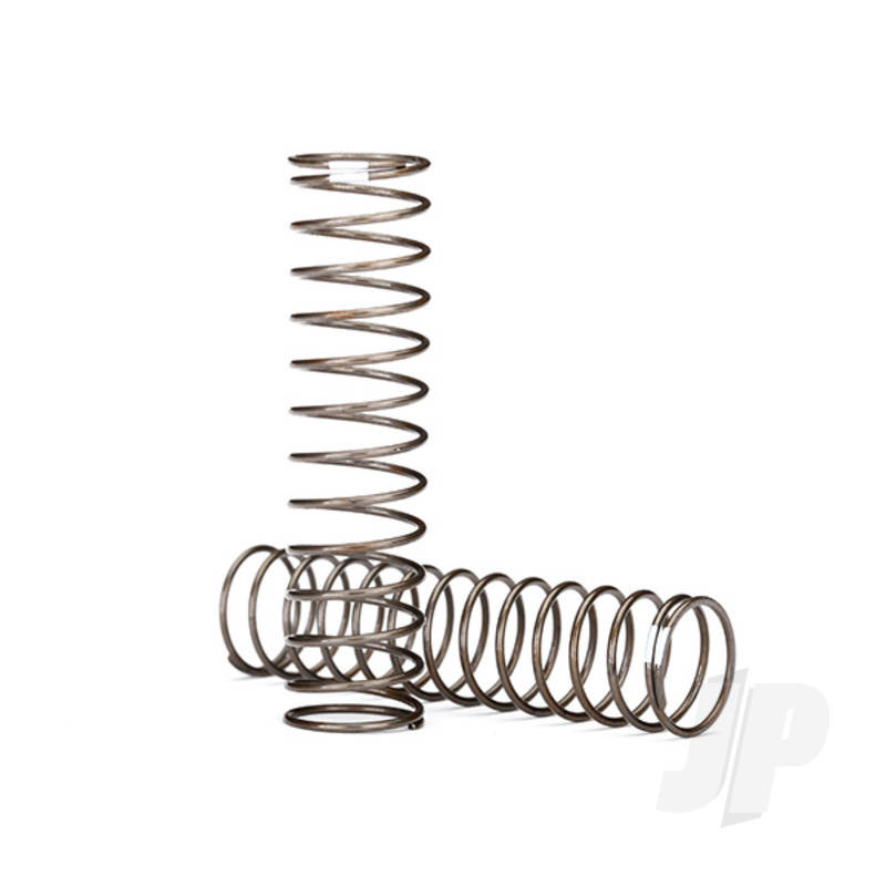Traxxas Springs, Shock (Natural Finish) (Gts) (0.30 Rate, White Stripe) (2 Pcs) (TRX8043)