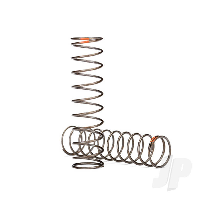 Traxxas Springs, Shock (Natural Finish) (Gts) (0.39 Rate, Orange Stripe) (2 Pcs) (TRX8044)