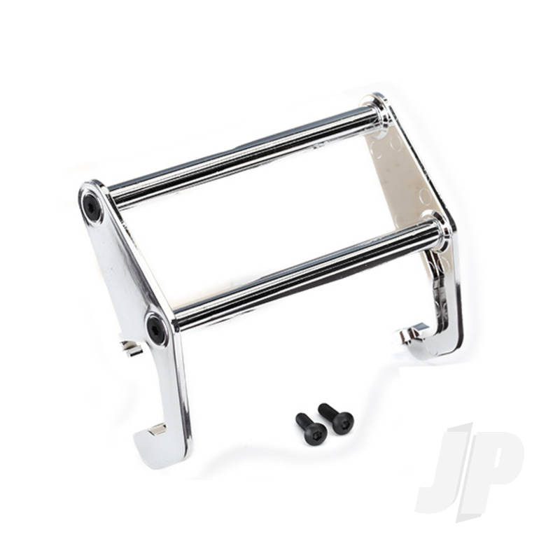 Traxxas Push Bar, Bumper (Chrome) (Fits #8069 Bumper) (TRX8066)