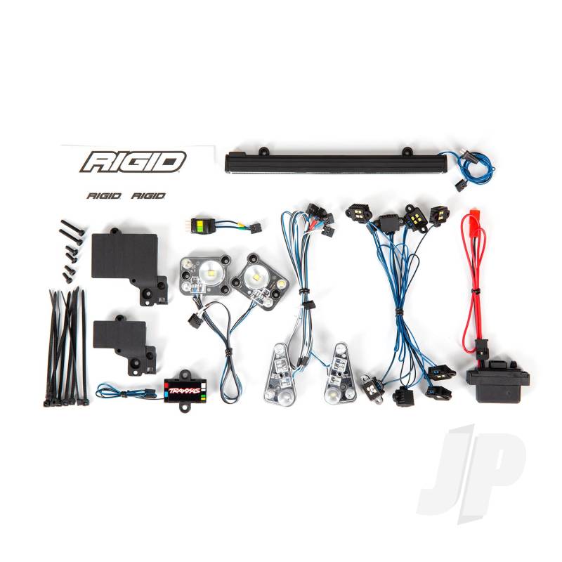 Traxxas Led Light Set, Complete With Power Supply (Contains Headlights, Tail Lights, Roof Light Bar, Rock Lights &amp; Distribution Block) (Fits #8011 Body) (TRX8095)