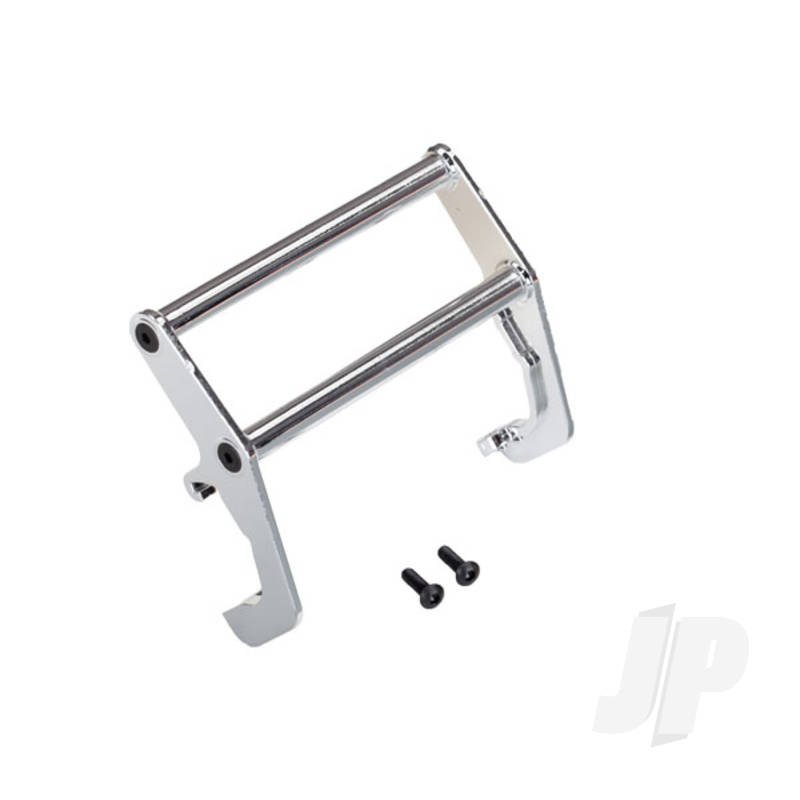 Traxxas Push Bar, Bumper, Chrome (Assembled) (Fits #8137 Bumper) (TRX8138)