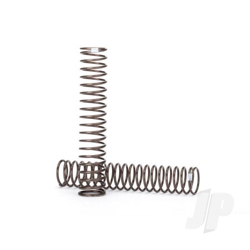 Traxxas Springs, Shock, Long (Natural Finish) (Gts) (0.29 Rate, White Stripe) (For Use With Trx-4 Long Arm Lift Kit) (TRX8153)
