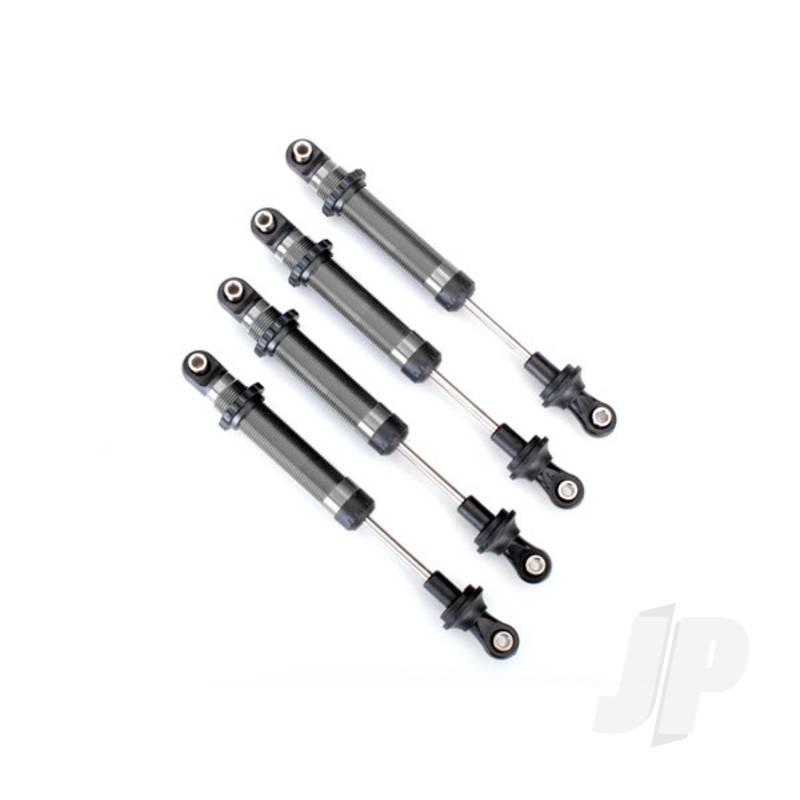 Traxxas Shocks, Gts, Silver Aluminium (Assembled With Out Springs) (4 Pcs) (For Use With #8140 Trx-4 Long Arm Lift Kit) (TRX8160)