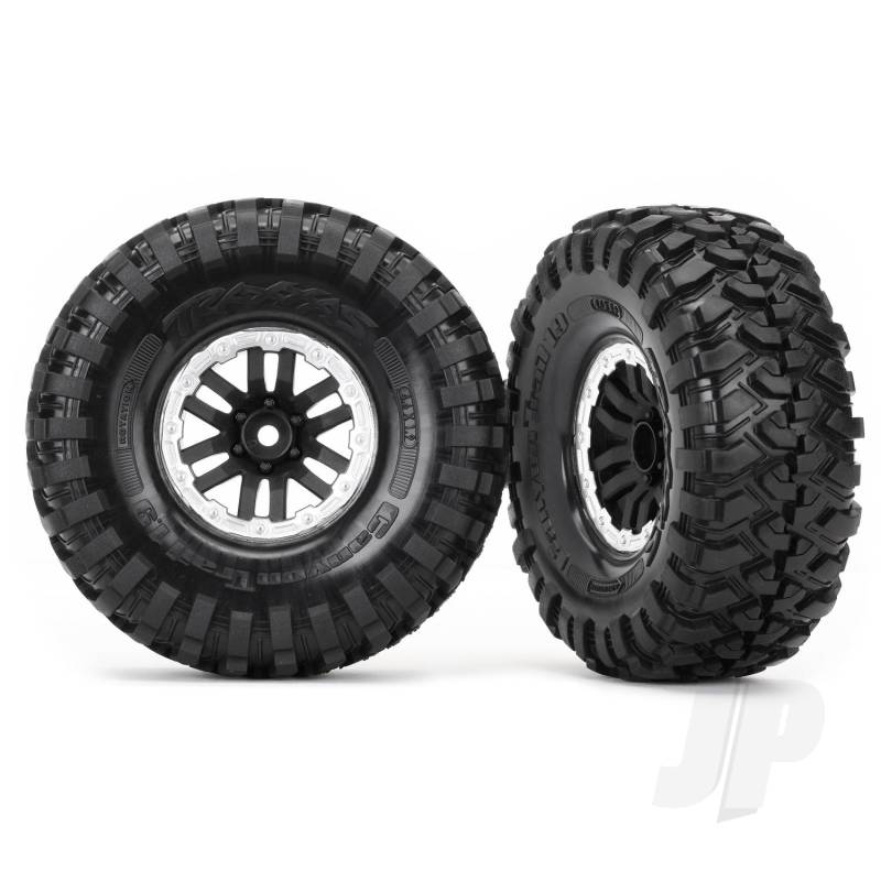 Traxxas Tyres And Wheels, Assembled Glued Canyon Trail 1.9 Tyres (2 Pcs) (TRX8272X)