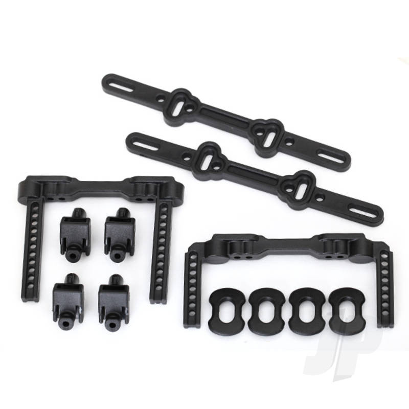 Traxxas Body Mounts, Front &amp; Rear / Body Mount Posts / Body Mount Sliders (TRX8316)