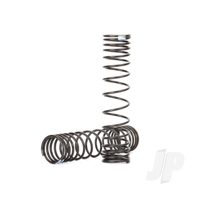 Traxxas Spring, Shock, Front (Natural Finish) (Gtr) (Progressive, 0.833 Rate, White Stripe) (2 Pcs) (TRX8444)