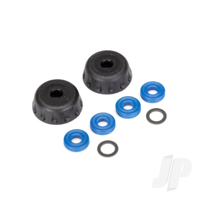 Traxxas Double Seal Kit, Gtr Shocks (X-Rings (4 Pcs) / 4X6X0.5Mm Ptfe-Coated Washers (2 Pcs) / Bottom Caps (2 Pcs)) (Renews 2 Shocks) (TRX8458)