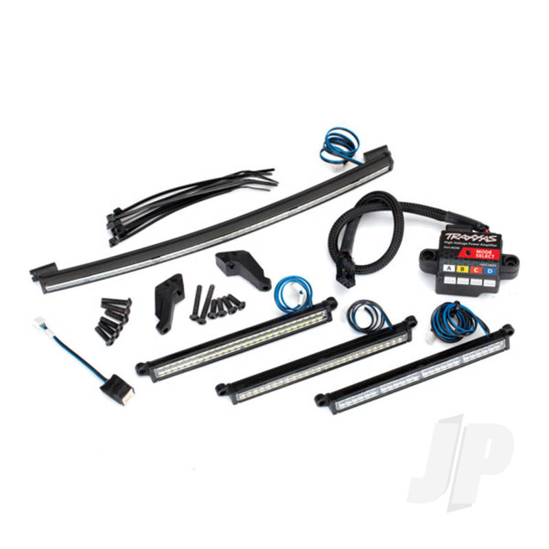 Traxxas Led Light Set, Complete (Includes Front Light Bar (2 Pcs), Rear Light Bar, Curved Roof Light Bar, And High-Voltage Power Amplifier) (TRX8485)