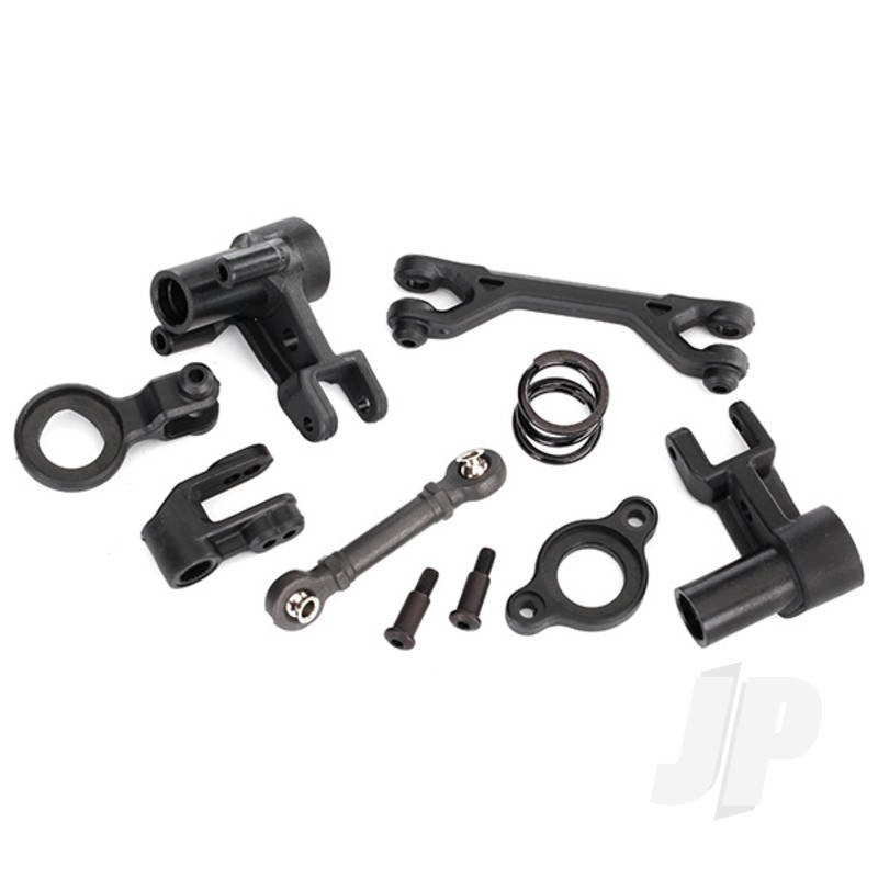 Traxxas Steering Bellcranks / Servo Saver / Servo Saver Spring / Servo Spring Retainer / Servo Horn, Steering (TRX8543)