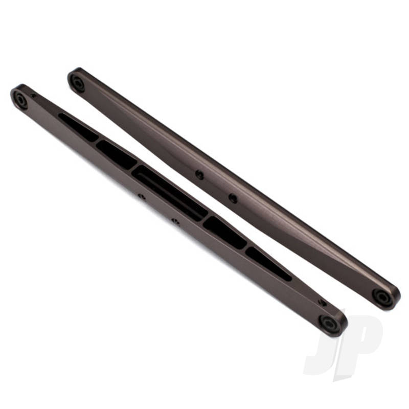 Traxxas Trailing Arm, Aluminium (Dark Titanium Anodised) (2 Pcs) (Assembled With Hollow Balls) (TRX8544A)