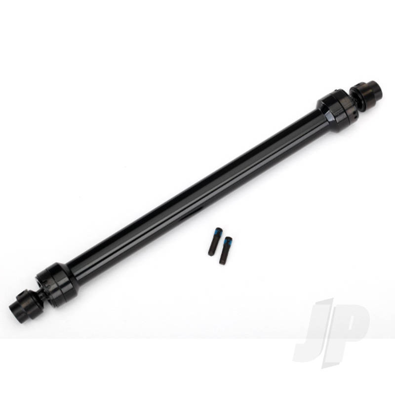 Traxxas Driveshaft, Centre Rear, 6061-T6 Aluminium (Black-Anodised) (Fully Assembled) / 3Mm Screw Pin (2 Pcs) (TRX8555)