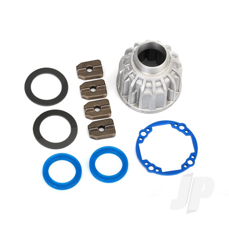 Traxxas Carrier, Differential, Aluminium (Front Or Centre) / X-Ring Gaskets (2 Pcs), Ring Gear Gasket / 14.5X20 Tw (2 Pcs) (TRX8581X)
