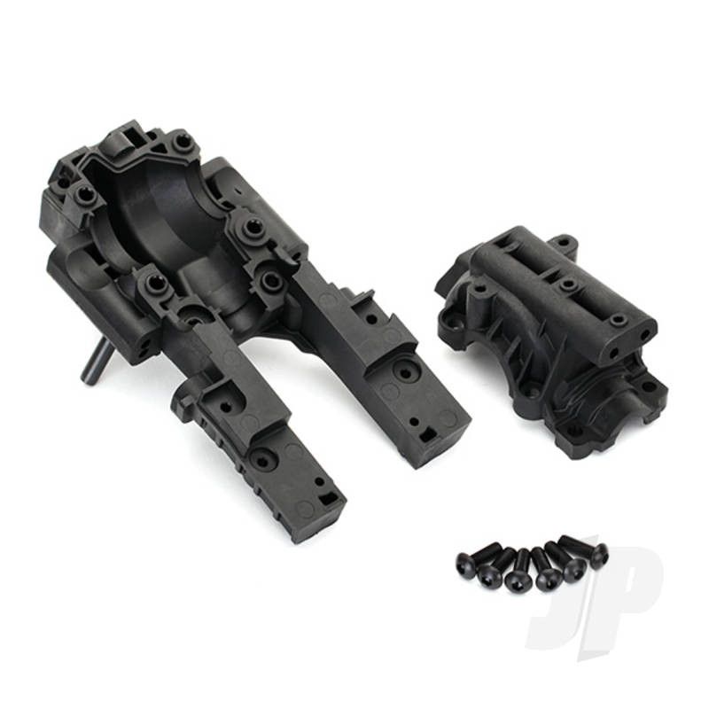 Traxxas Bulkhead, Front (Upper And Lower) / 4X12Mm Bcs (6 Pcs) (Requires #8622 Chassis) (TRX8630)