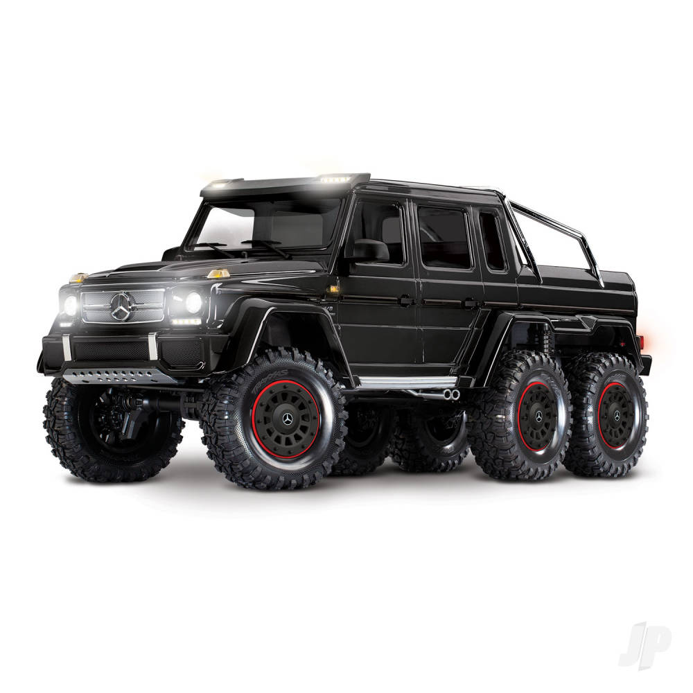 Traxxas TRX-6 Mercedes-Benz G 63 AMG 6x6 1:10 Crawler - Black - Clipless Body (TRX88296-4-BLK)