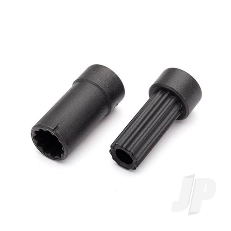 Traxxas Half Shafts, Centre (Internal Splined, Extra Short (1Pc) / External Splined, Extra Short (1Pc)) (Plastic Parts Only) (TRX8850)