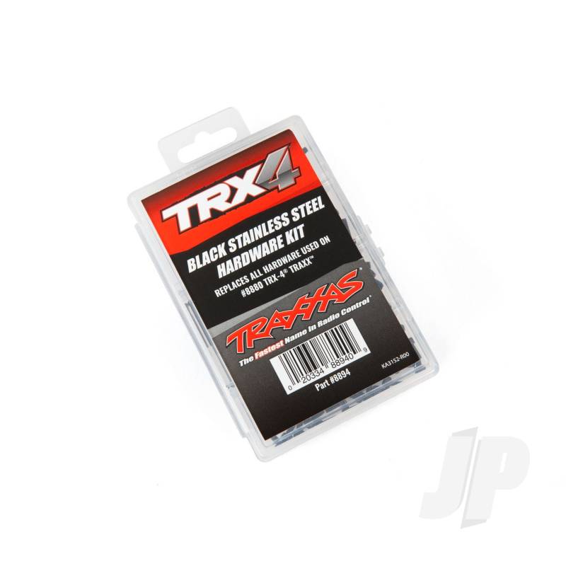 Traxxas Hardware Kit, Black Stainless Steel, Trx-4 Traxx (Contains All Stainless Steel Hardware Used On #8880 Trx-4 Traxx) (TRX8894)