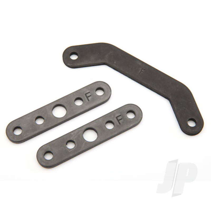 Traxxas Bulkhead Tie Bar, Front, Upper (1Pc) / Lower (2 Pcs) (Steel) (TRX8926)