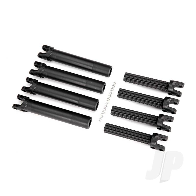 Traxxas Half Shaft Set, Left Or Right (Plastic Parts Only) (Internal Splined Half Shaft/ External Splined Half Shaft) (4 Assemblies) (For Use With #8995 Widemaxx Suspension Kit) (TRX8993)