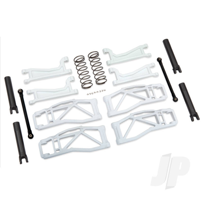 Traxxas Suspension Kit, Widemaxx, White (Includes Front &amp; Rear Suspension Arms, Front Toe Links, Rear Shock Springs) (TRX8995A)