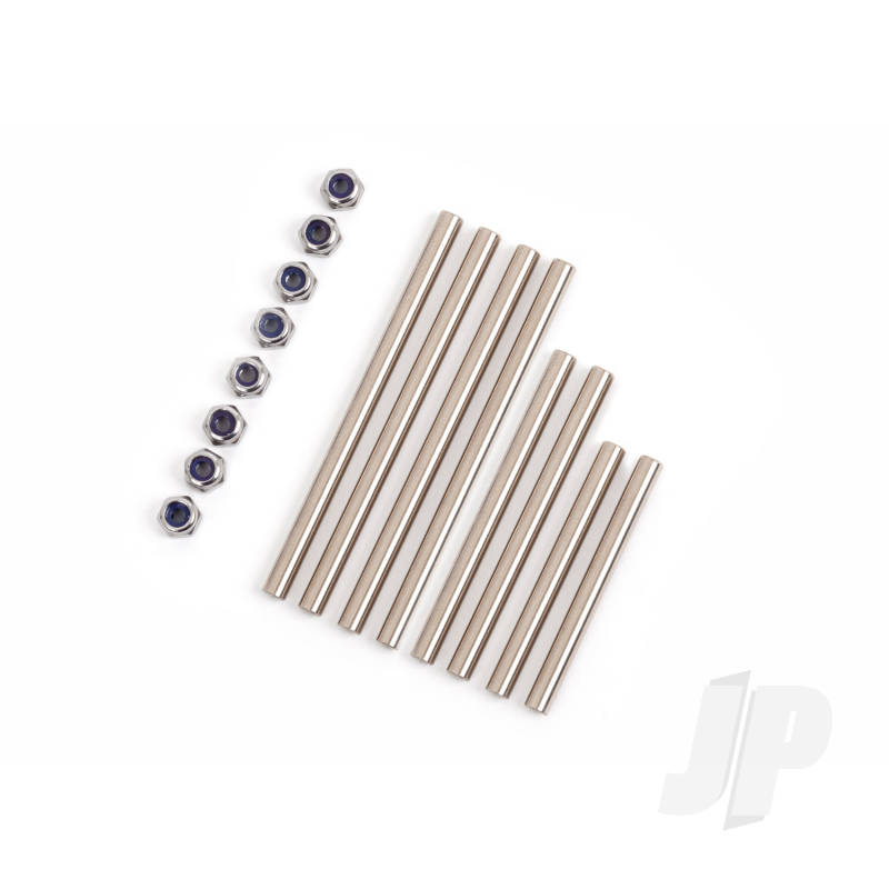 Traxxas Suspension Pin Set, Extreme Heavy Duty, Complete (Front And Rear) (Hardened Steel) (3X52Mm (4), 3X32Mm (2), 3X40Mm (2))/ M2.5X0.45Mm Nl (8) (For Use With #9080 Upgrade Kit) (TRX9042X)