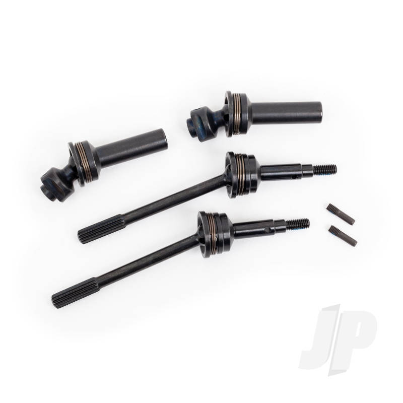 Traxxas Driveshafts, Rear, Extreme Heavy Duty, Steel-Spline Constant-Velocity With 6Mm Stub Axles (Complete Assembly) (2) (For Use With #9080 Upgrade Kit) (TRX9052R)