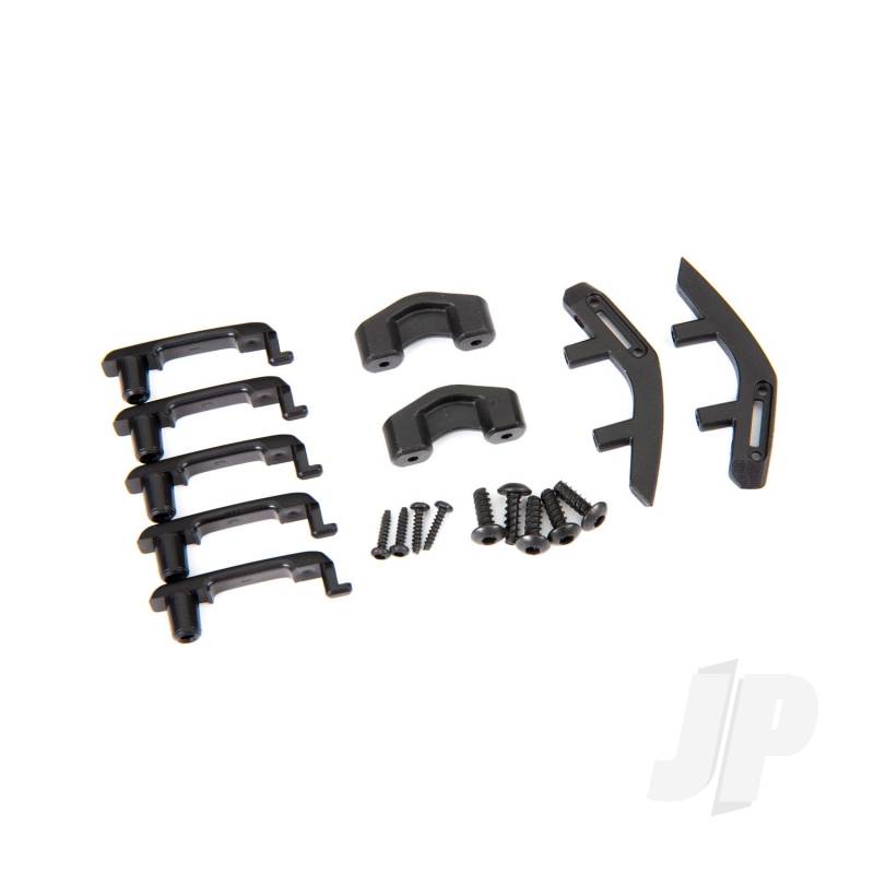 Traxxas Door Handles, Left &amp; Right/ Trail Sights, Left &amp; Right/ Trail Sight Retainers (2)/ 2.6X8 Bcs (4)/ 1.6X7 Bcs (Self-Tapping) (4) (Fits #9211 Body) (TRX9218)