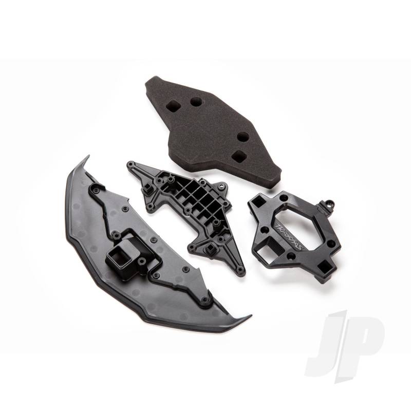 Traxxas Bumper, Front/ Bumper Mount/ Splitter/ Bumper Foam (TRX9320)