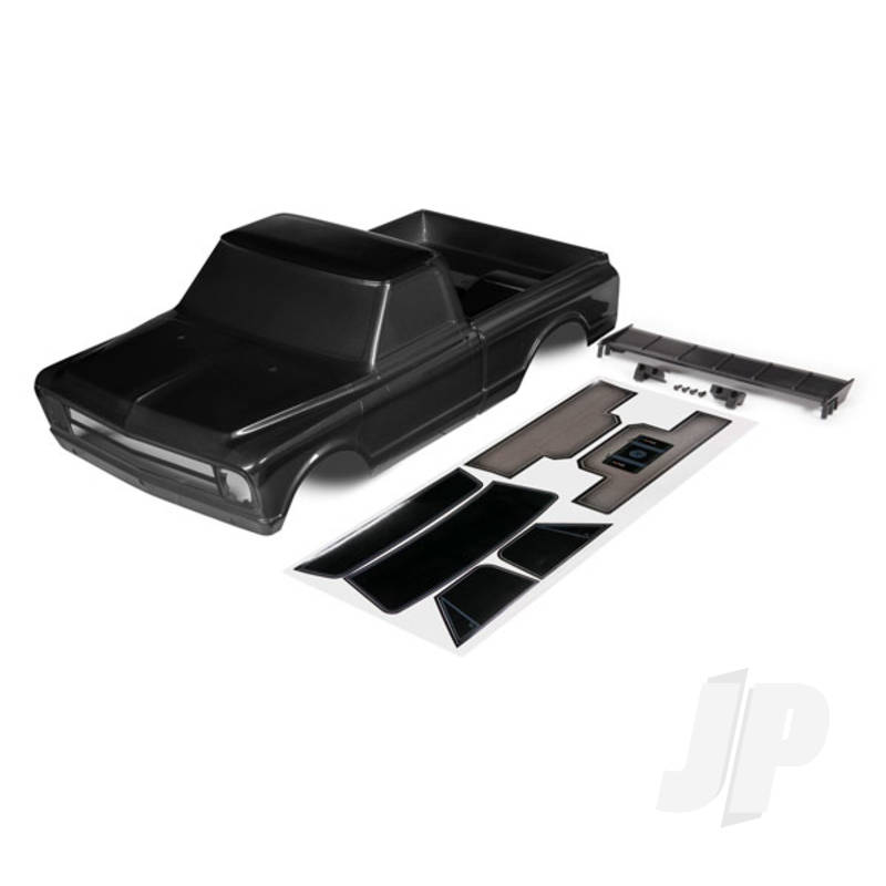 Traxxas Body, Chevrolet C10 (Black) (Includes Wing &amp; Decals) (TRX9411A)