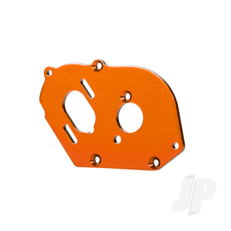 Traxxas Plate, Motor, 6061-T6 Aluminium (Orange-Anodised) (4Mm Thick)/ 3X10Mm Cs With Split And Flat Washer (2) (TRX9490A)
