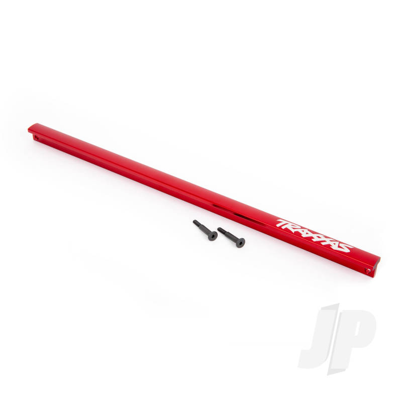 Traxxas Chassis Brace (T-Bar), 6061-T6 Aluminium (Red-Anodised) / 3X16 Ss (2) (Fits Sledge) (TRX9523R)