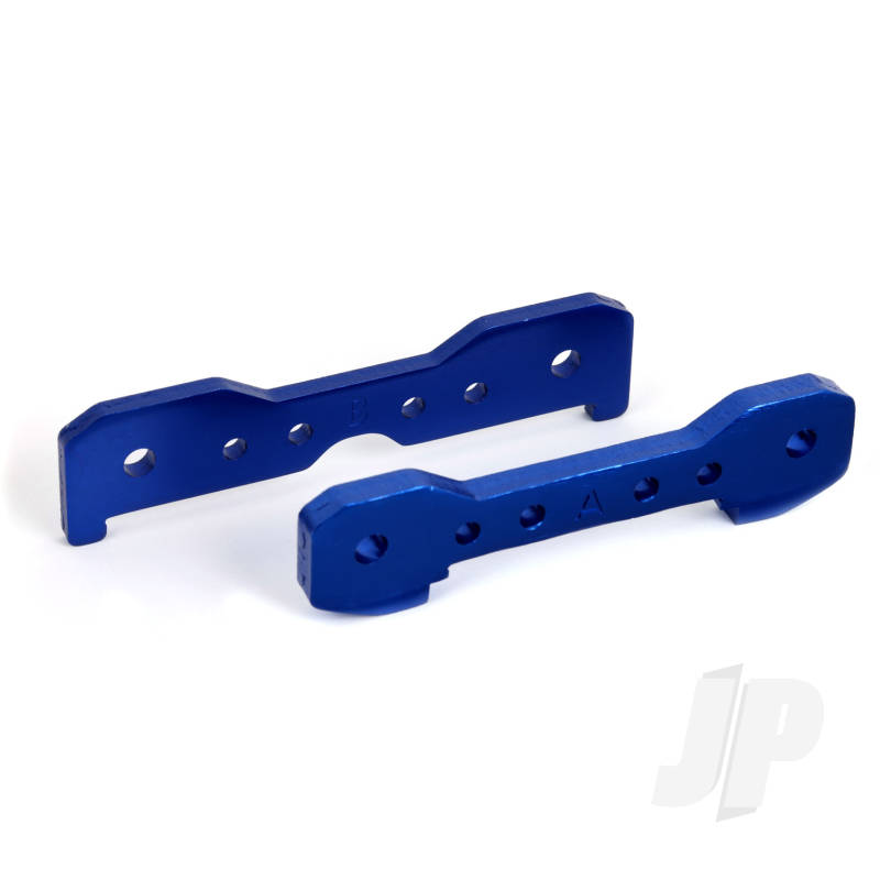 Traxxas Tie Bars, Front, 6061-T6 Aluminium (Blue-Anodised) (Fits Sledge) (TRX9527)