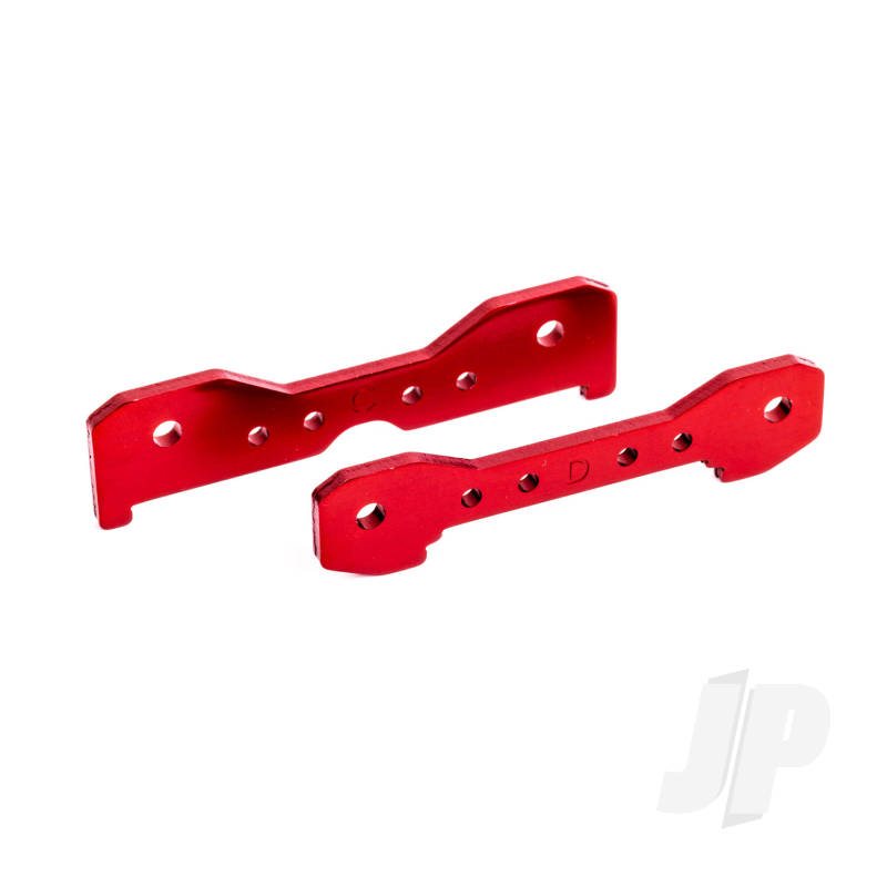 Traxxas Tie Bars, Rear, 6061-T6 Aluminium (Red-Anodised) (TRX9528R)