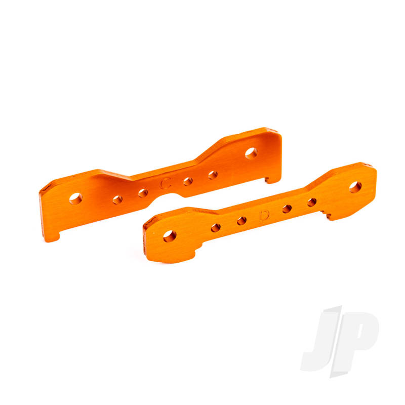 Traxxas Tie Bars, Rear, 6061-T6 Aluminium (Orange-Anodised) (TRX9528T)