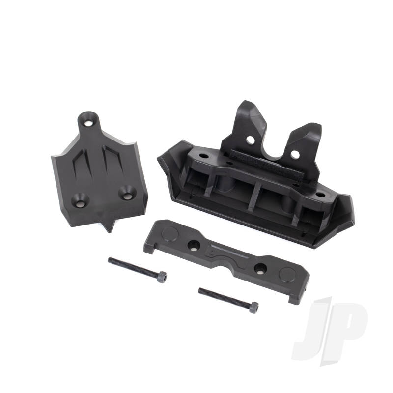 Traxxas Bumper, Front / Skidplate, Front / Tie Bar Mount, Front / 3X25 Cs (2) (TRX9535)